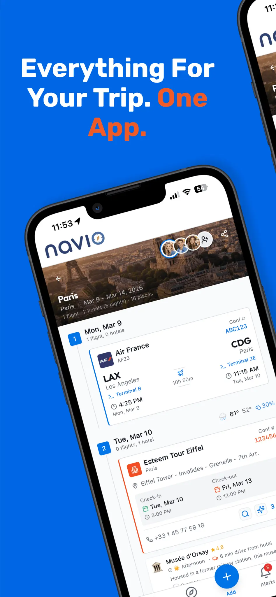 Screenshot 1 of Navio: Travel Organizer