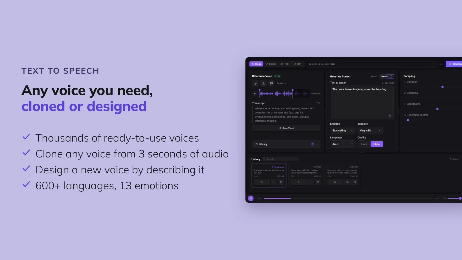 Screenshot 1 of Voice Creator Pro