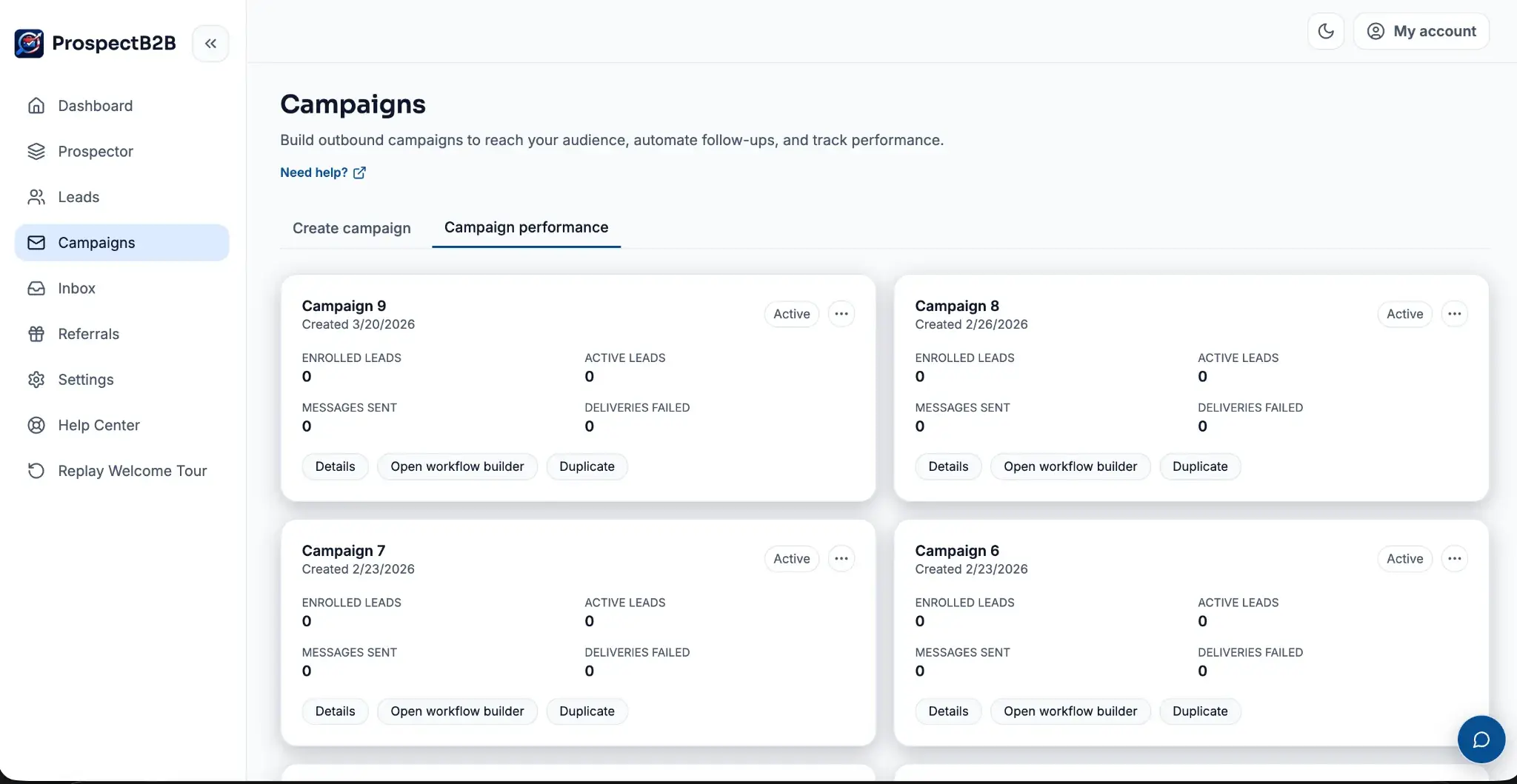 Screenshot 1 of ProspectB2B