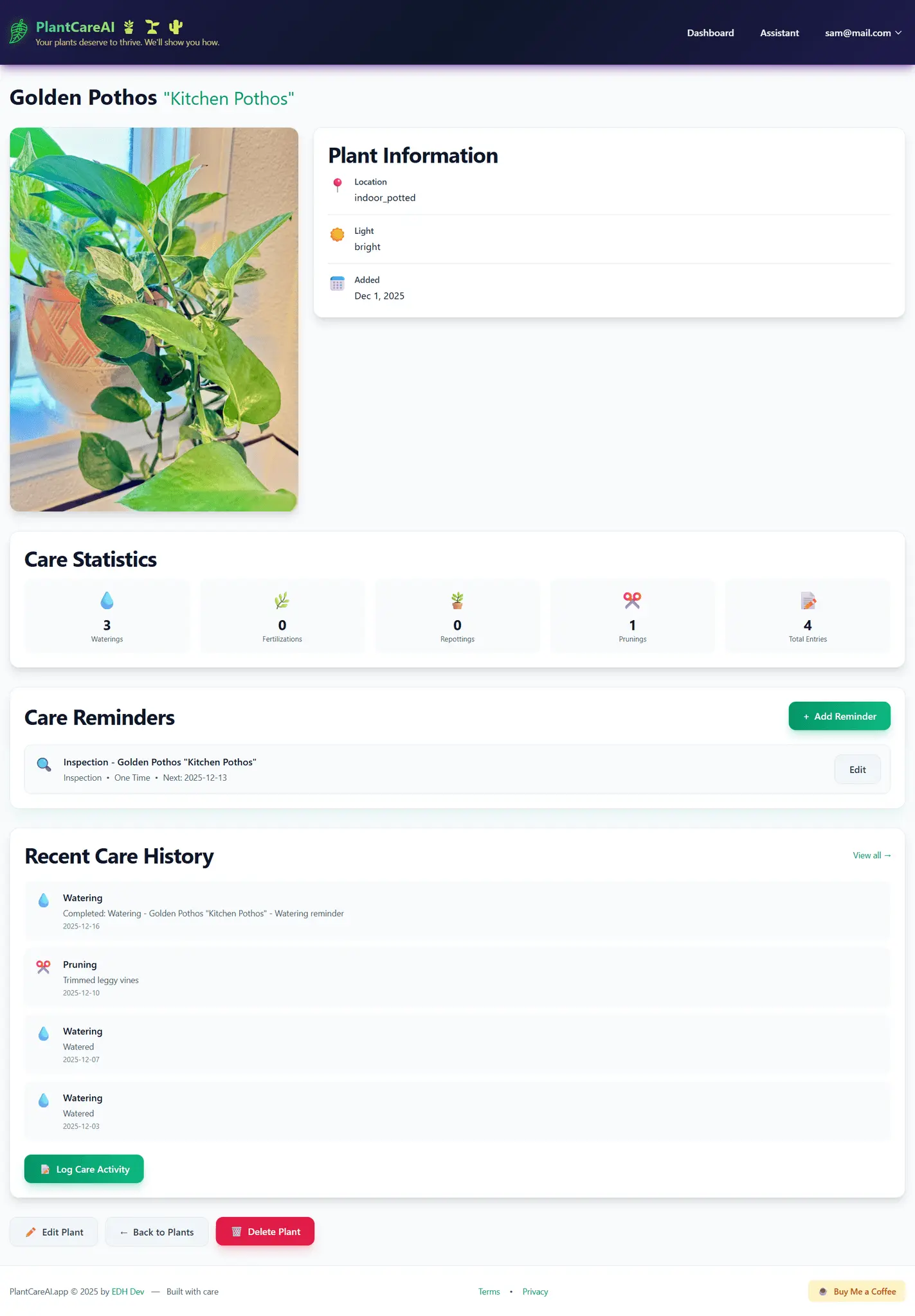 Screenshot 6 of PlantCareAI