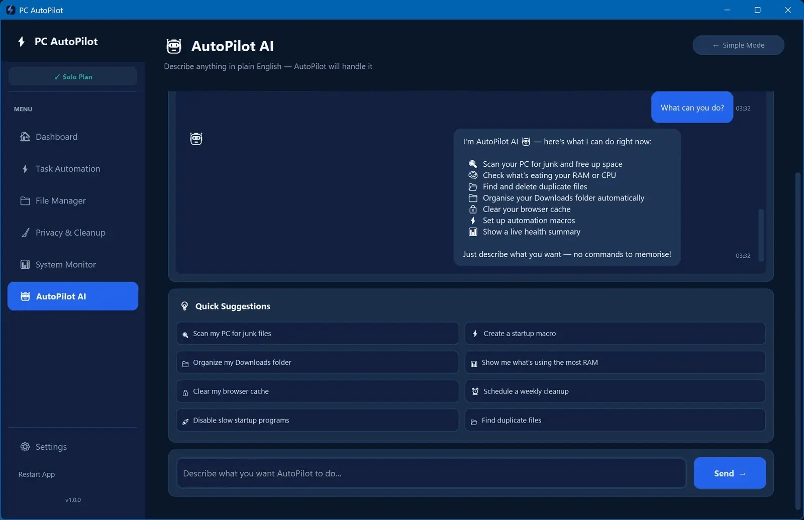 Screenshot 5 of PC AutoPilot