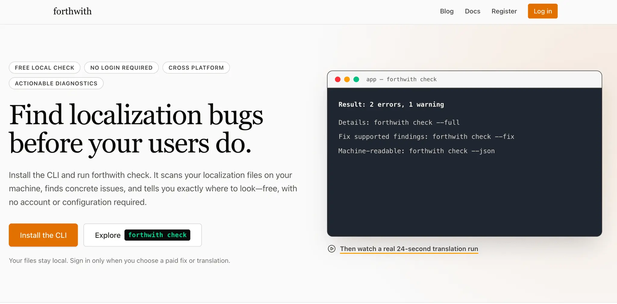 Screenshot 1 of Forthwith