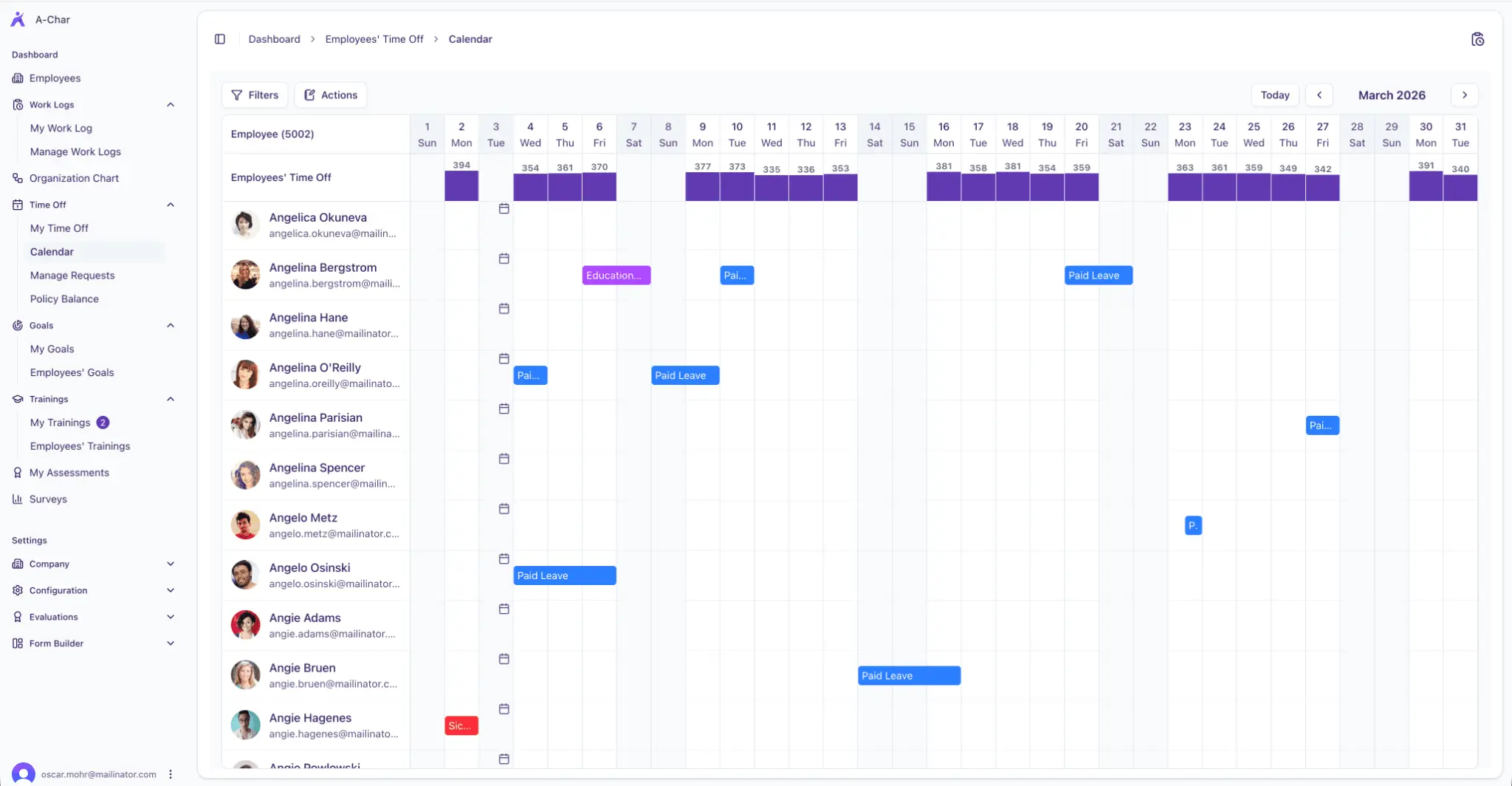 Screenshot 1 of A-Char