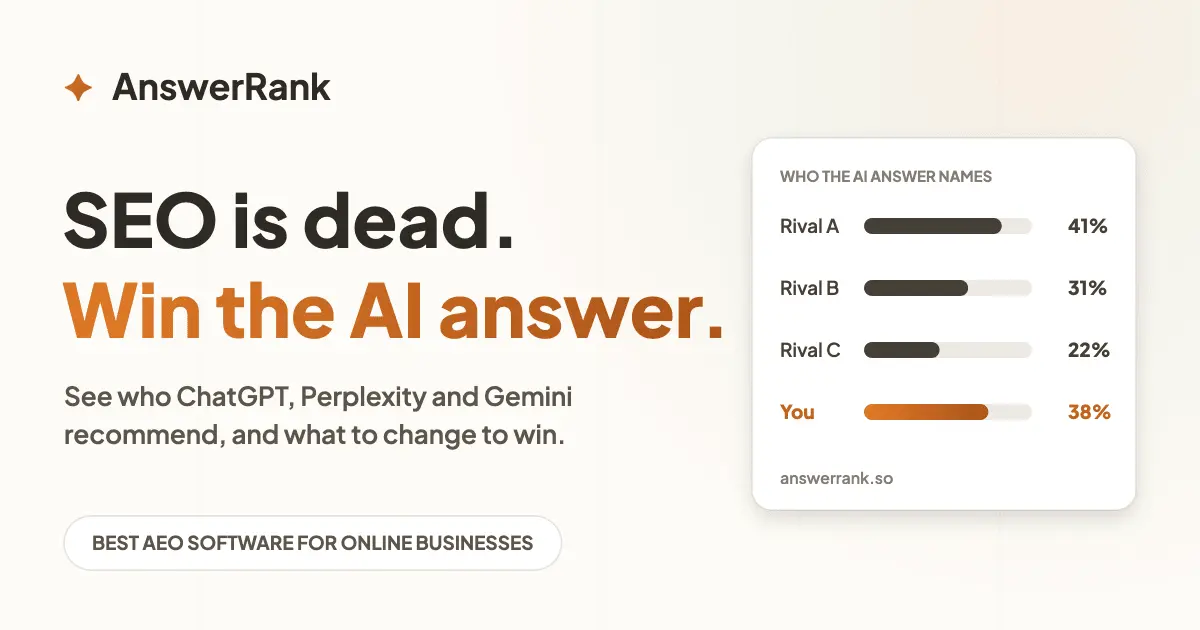 Screenshot 1 of AnswerRank