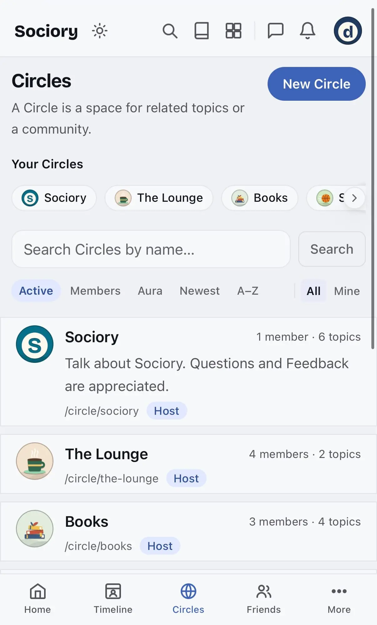 Screenshot 1 of Sociory