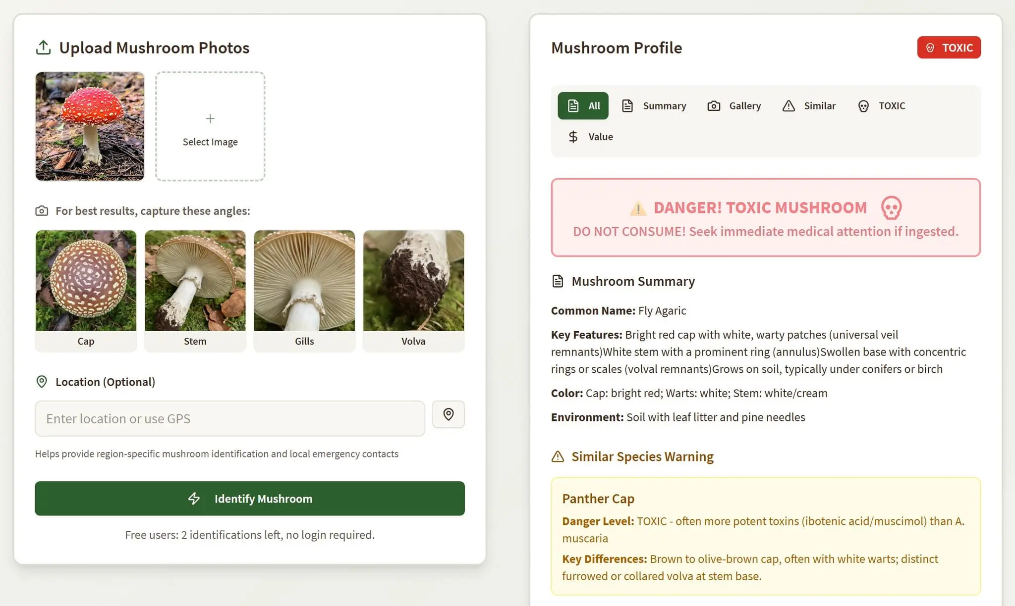 Screenshot 2 of Mushroom Identifier - Fast & Accurate Mu