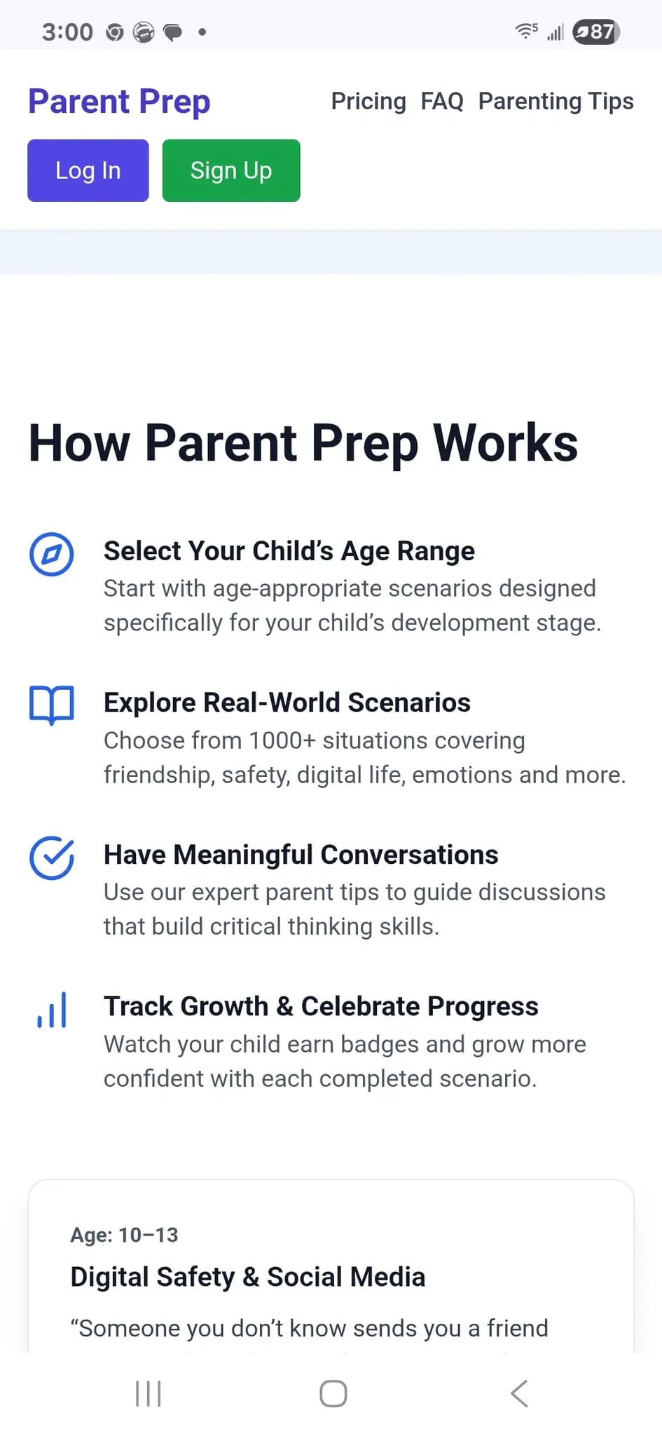 Screenshot 1 of Parent Prep