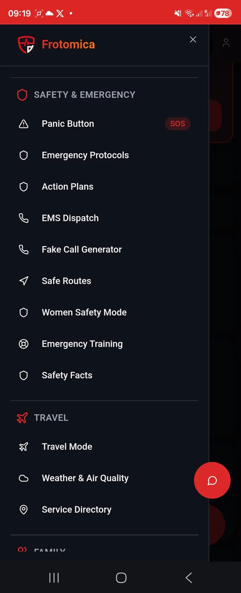 Screenshot 2 of Frotomica - Emergency Response & Safety
