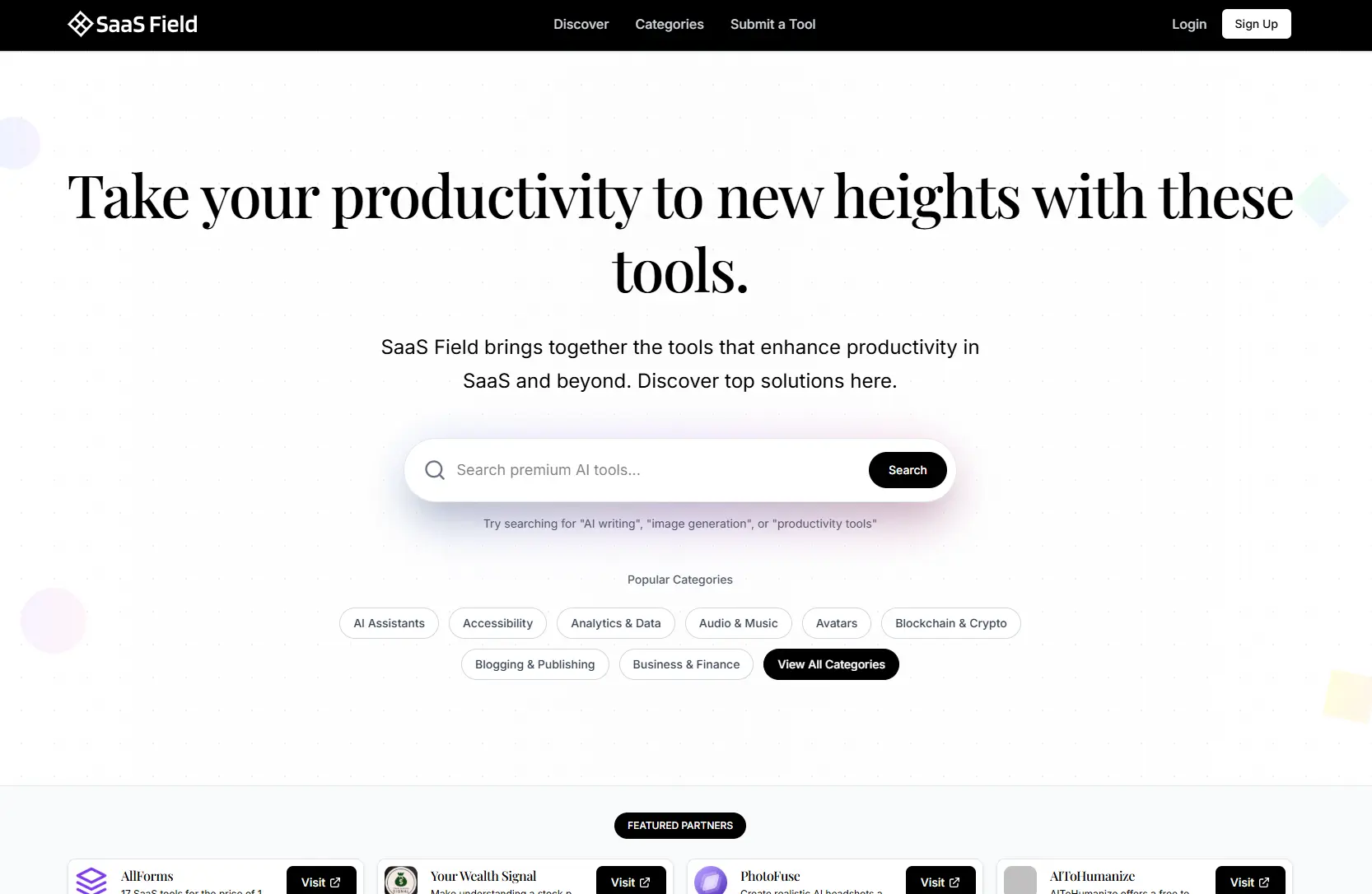 Screenshot 1 of SaaS Field