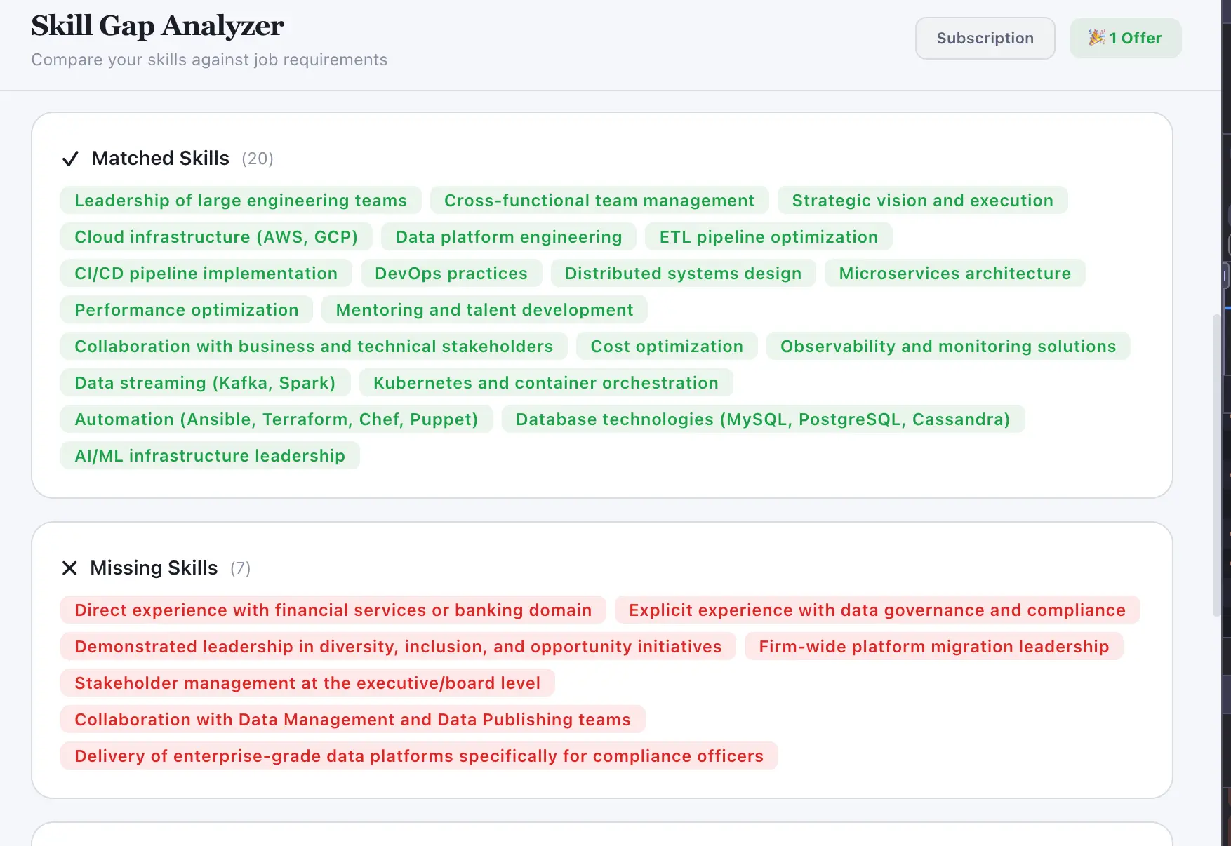 Screenshot 4 of CareerAutoPilot AI