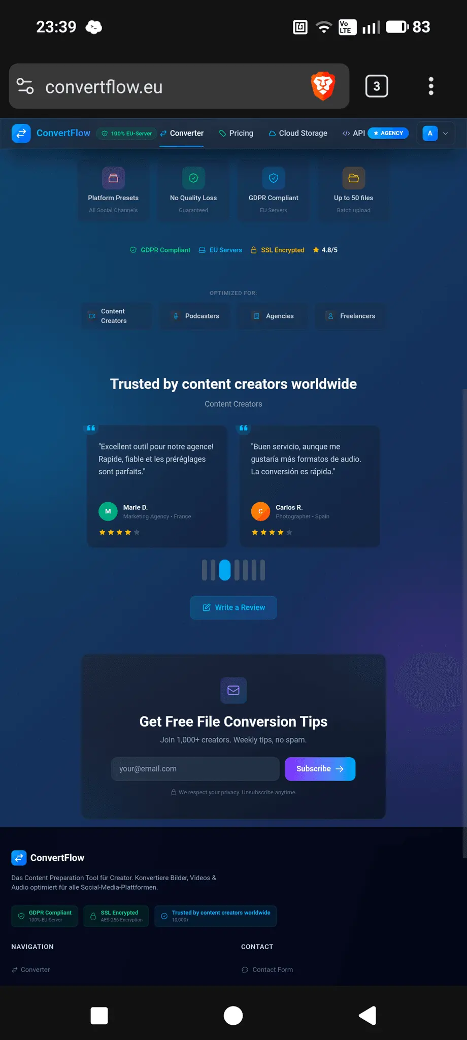 Screenshot 2 of ConvertFlow