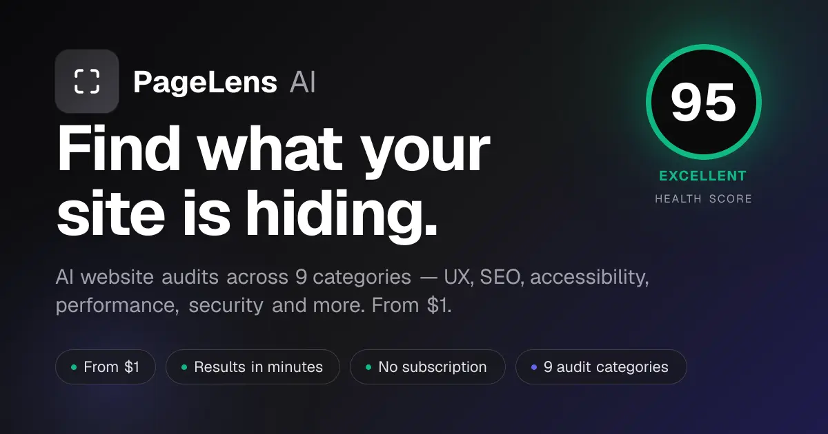 Screenshot 2 of PageLens AI