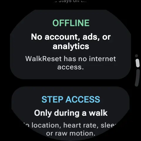 Screenshot 4 of WalkReset
