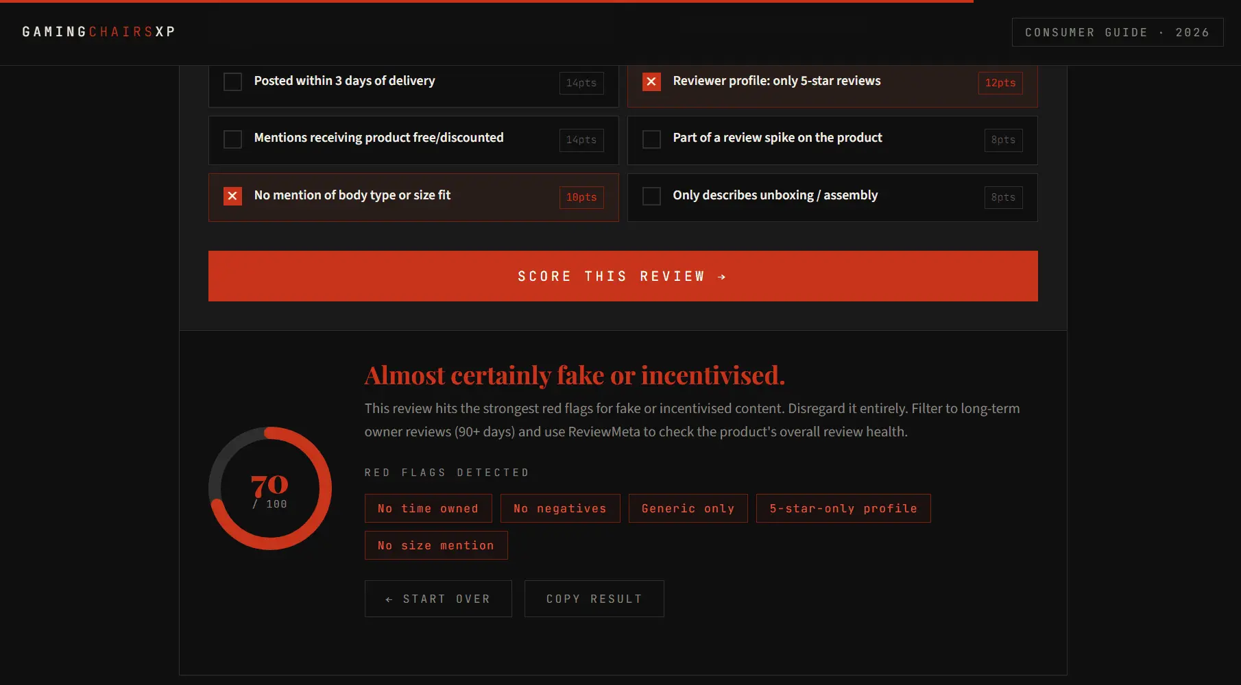 Screenshot 3 of GamingChairsXP Checker