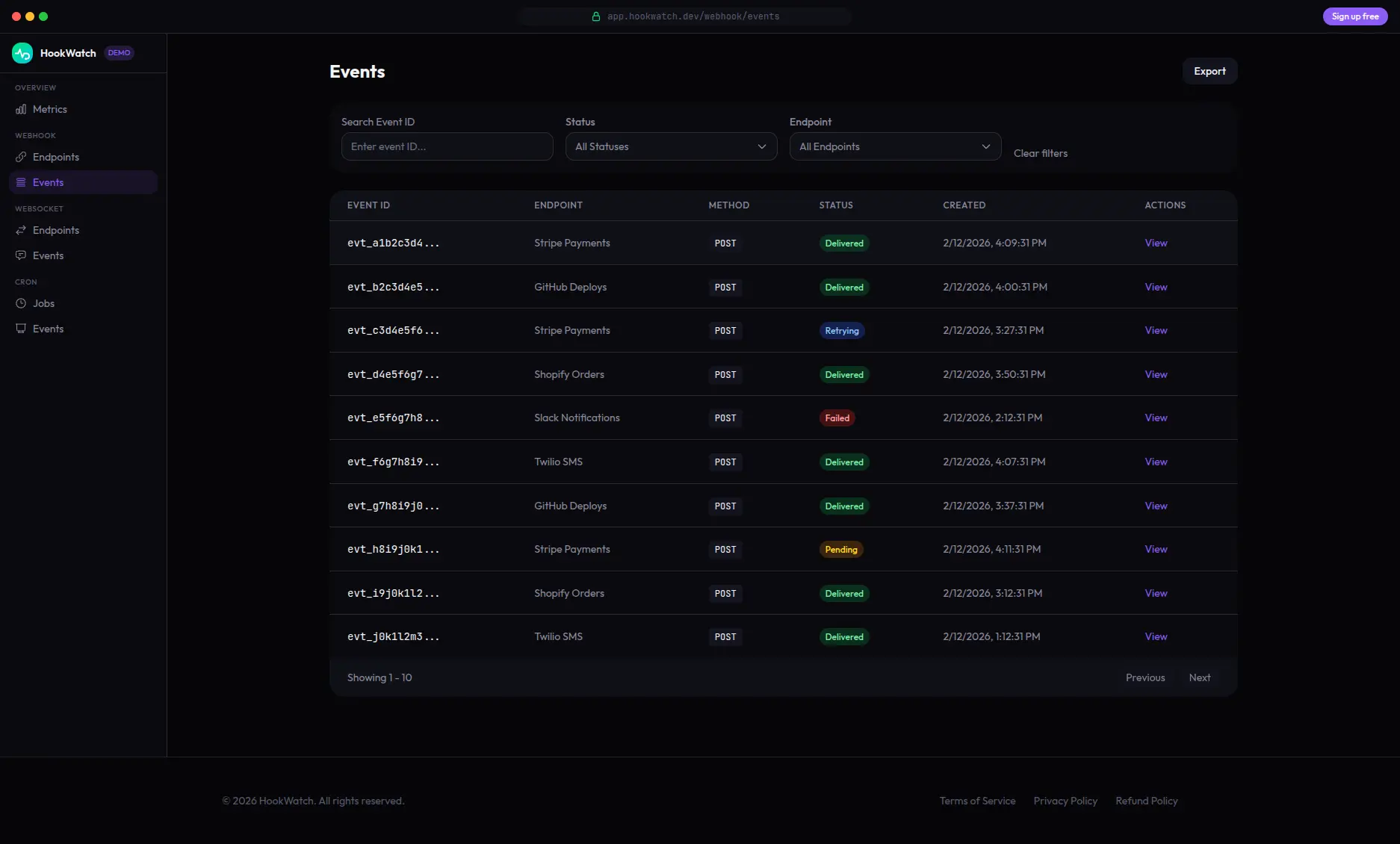 Screenshot 5 of HookWatch