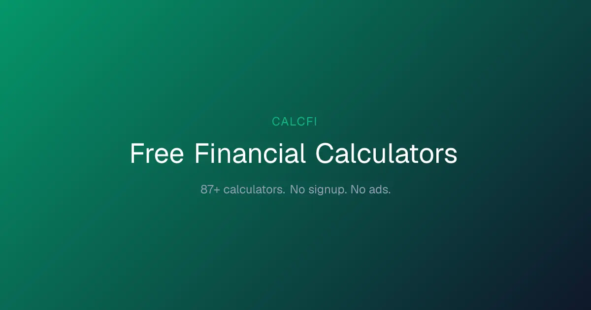 Screenshot 1 of CalcFi