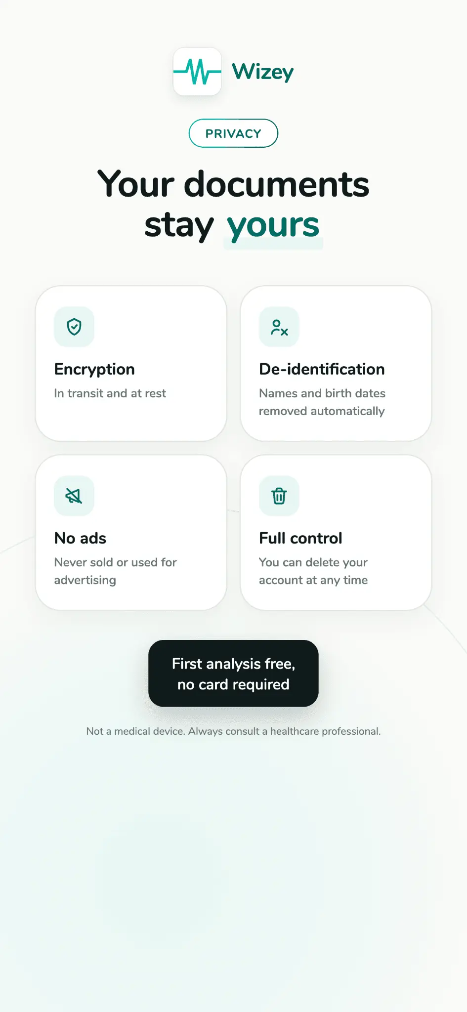 Screenshot 6 of Wizey — AI Lab Results Analyzer