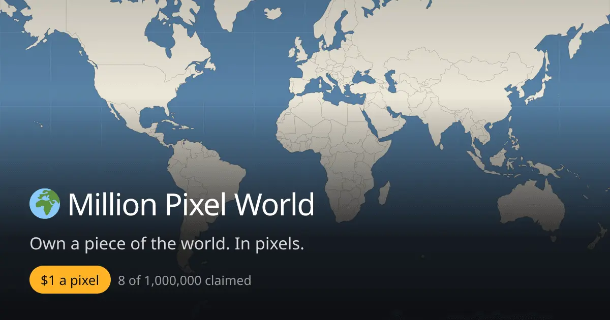 Screenshot 1 of Million Pixel World