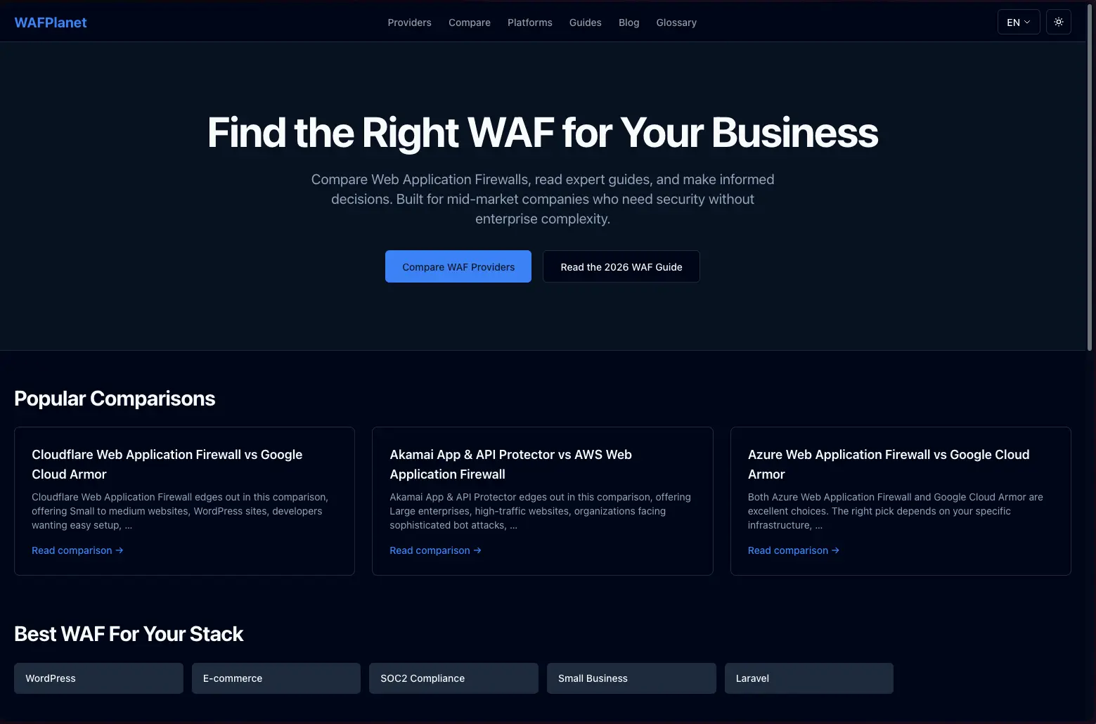 Screenshot 2 of WAFPlanet