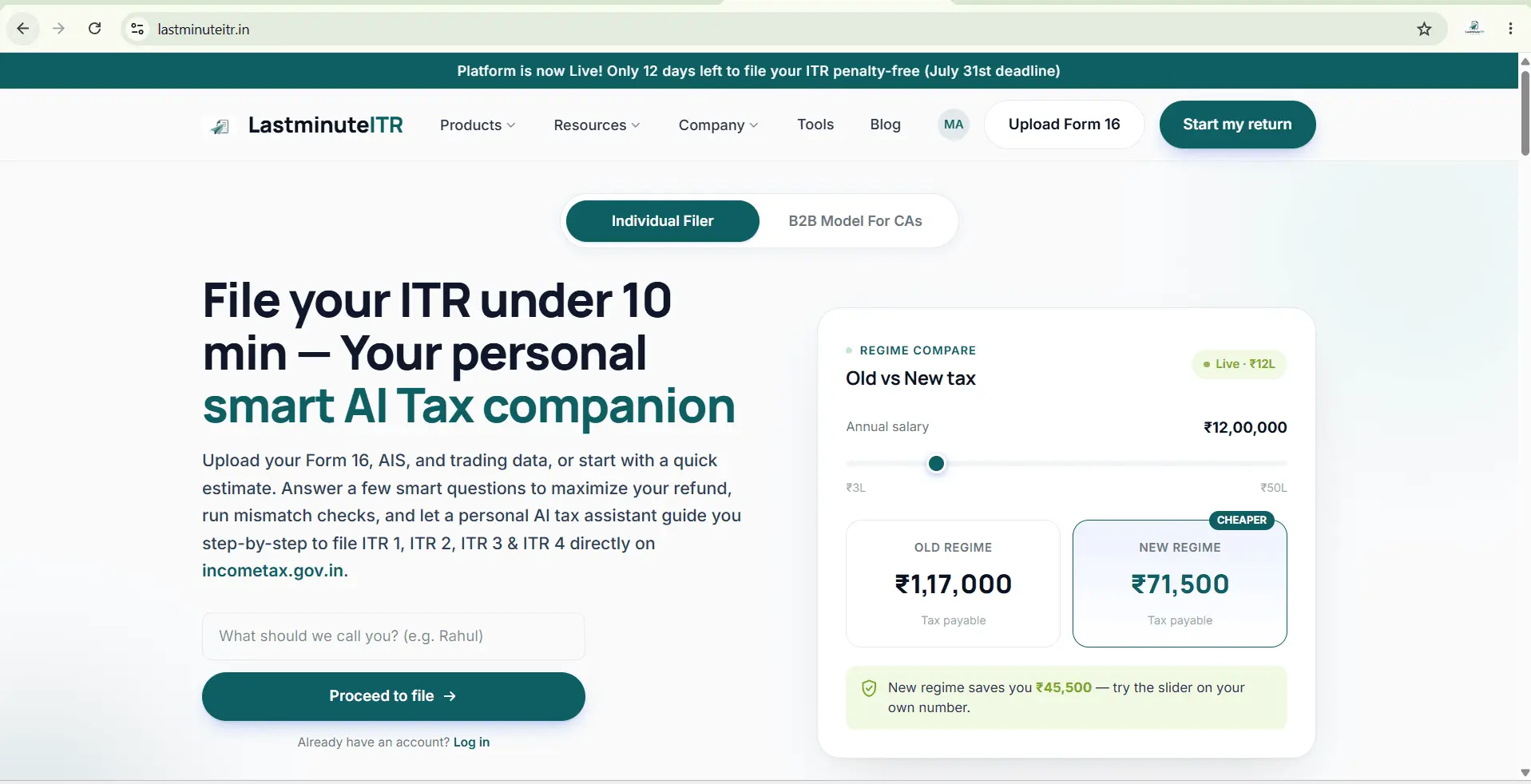 Screenshot 4 of LastminuteITR