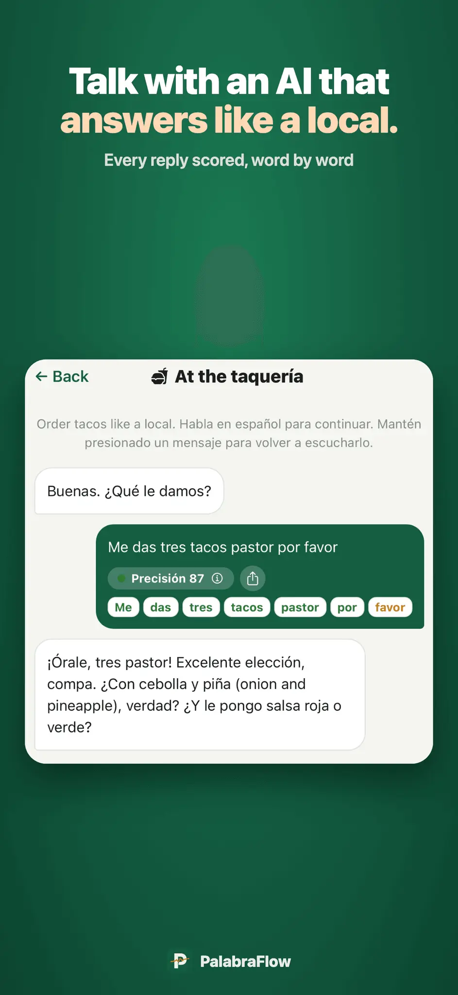 Screenshot 4 of PalabraFlow