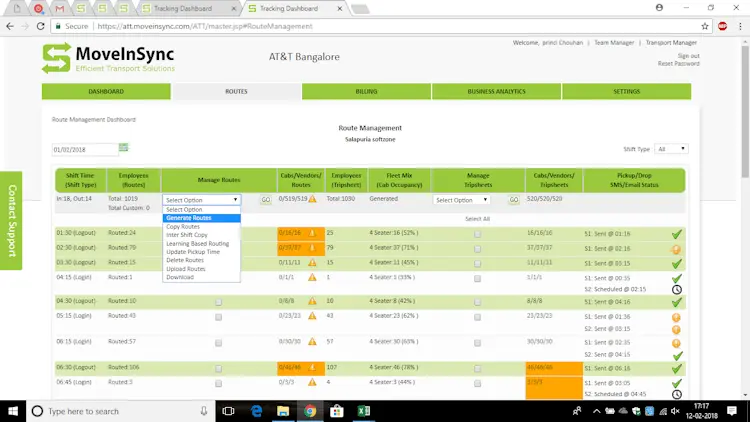Screenshot 2 of MoveInSync