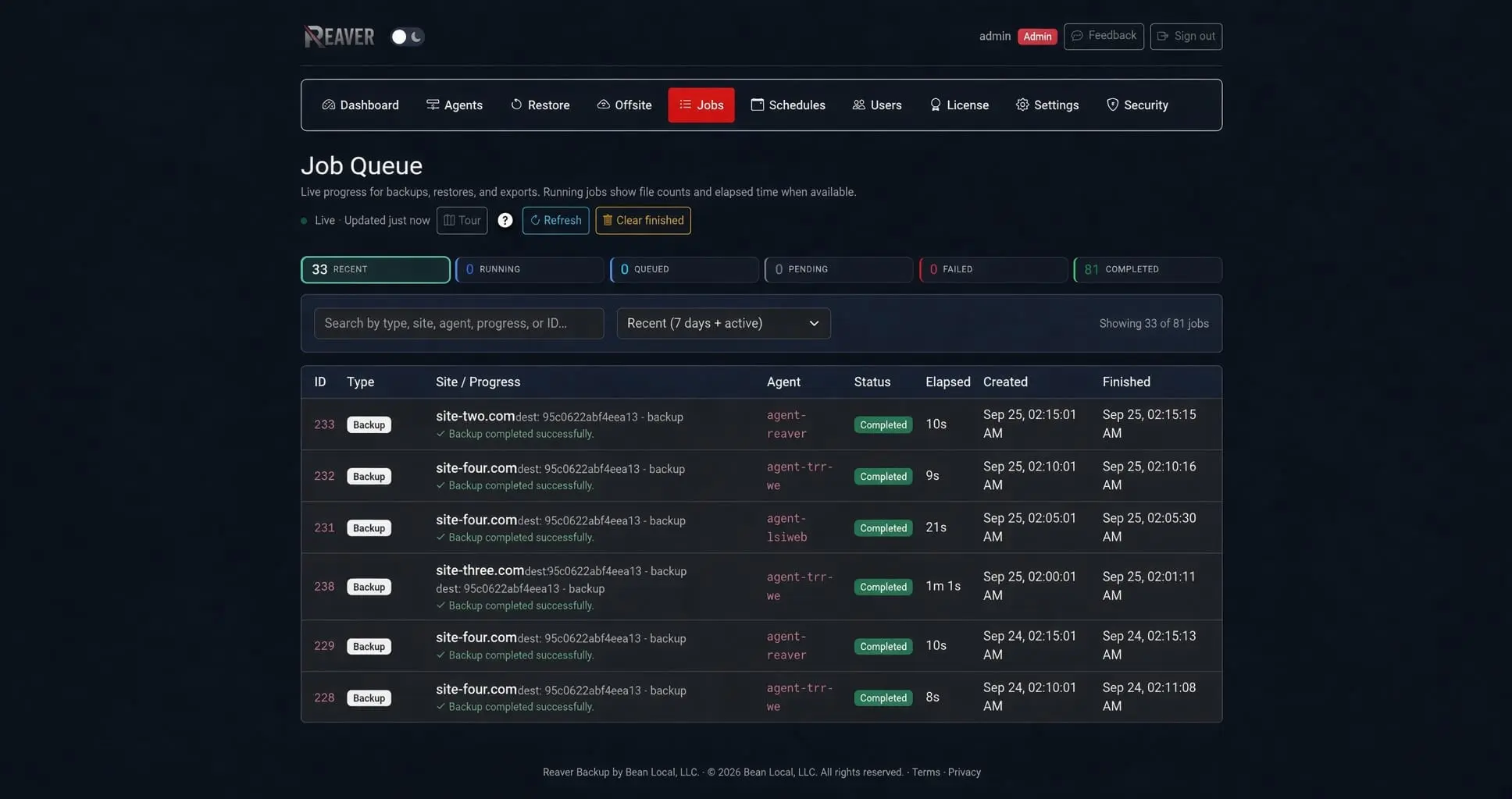 Screenshot 5 of Reaver Backup