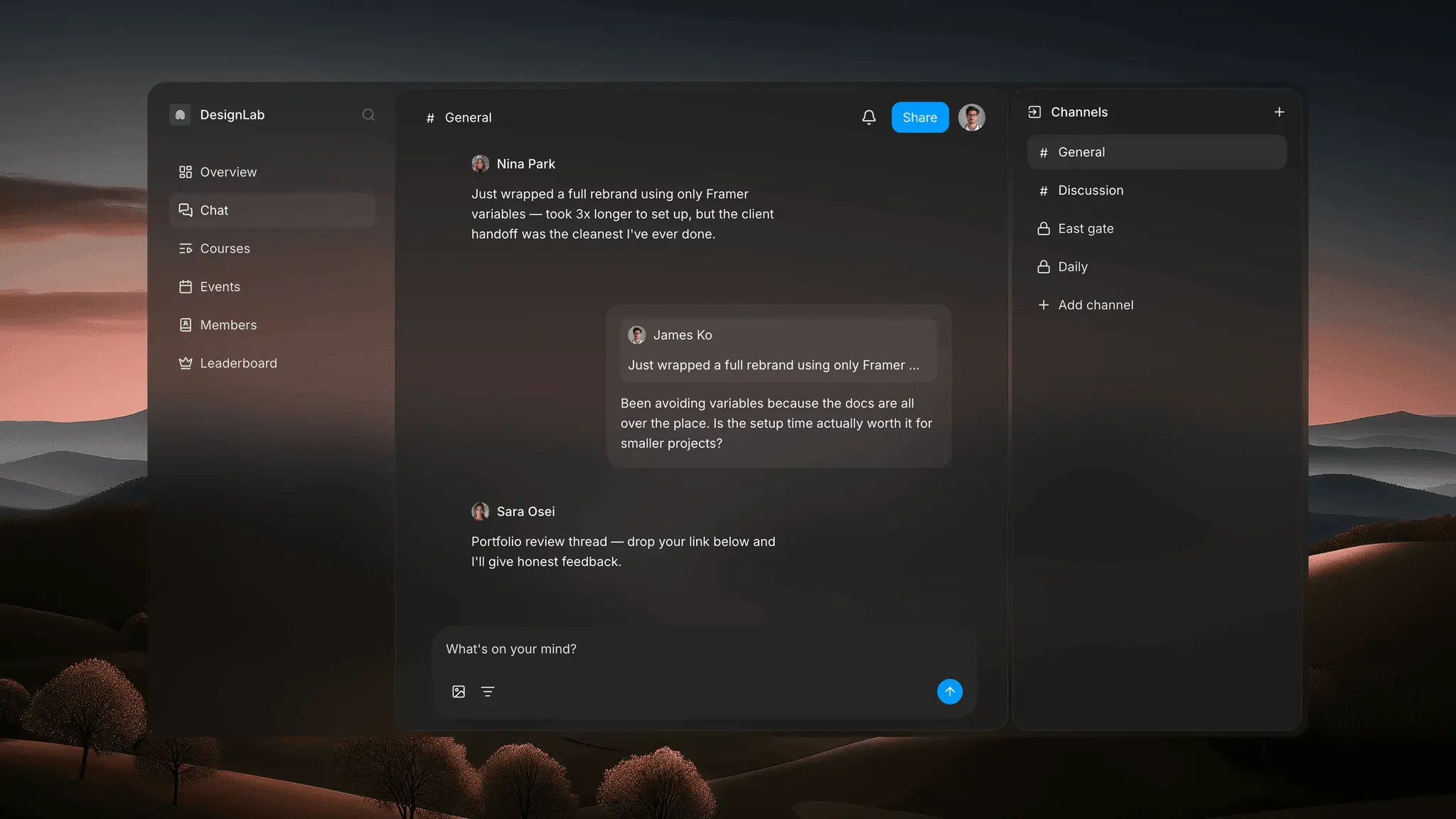 Screenshot 1 of Fora