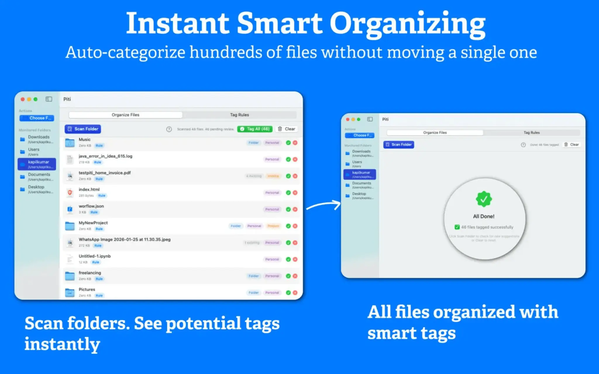 Screenshot 5 of Piti: Smart File Organizer