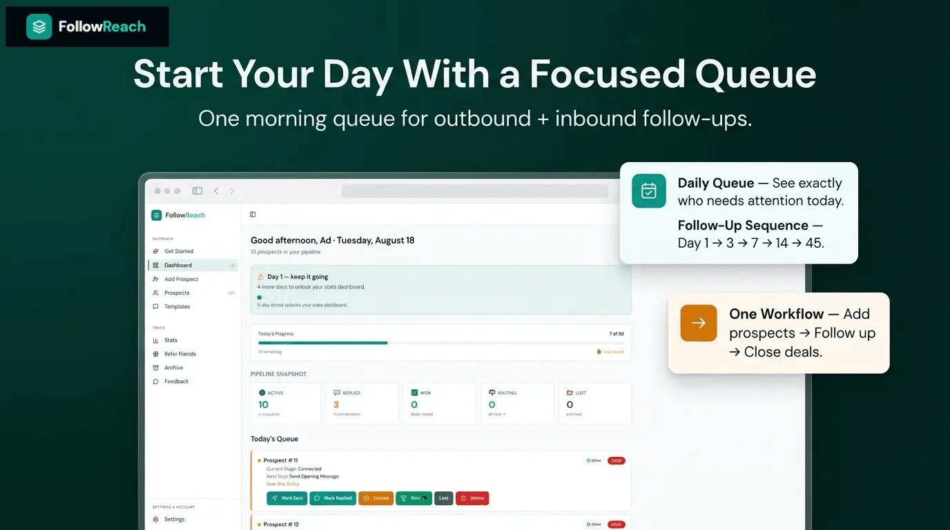 Screenshot 1 of FollowReach