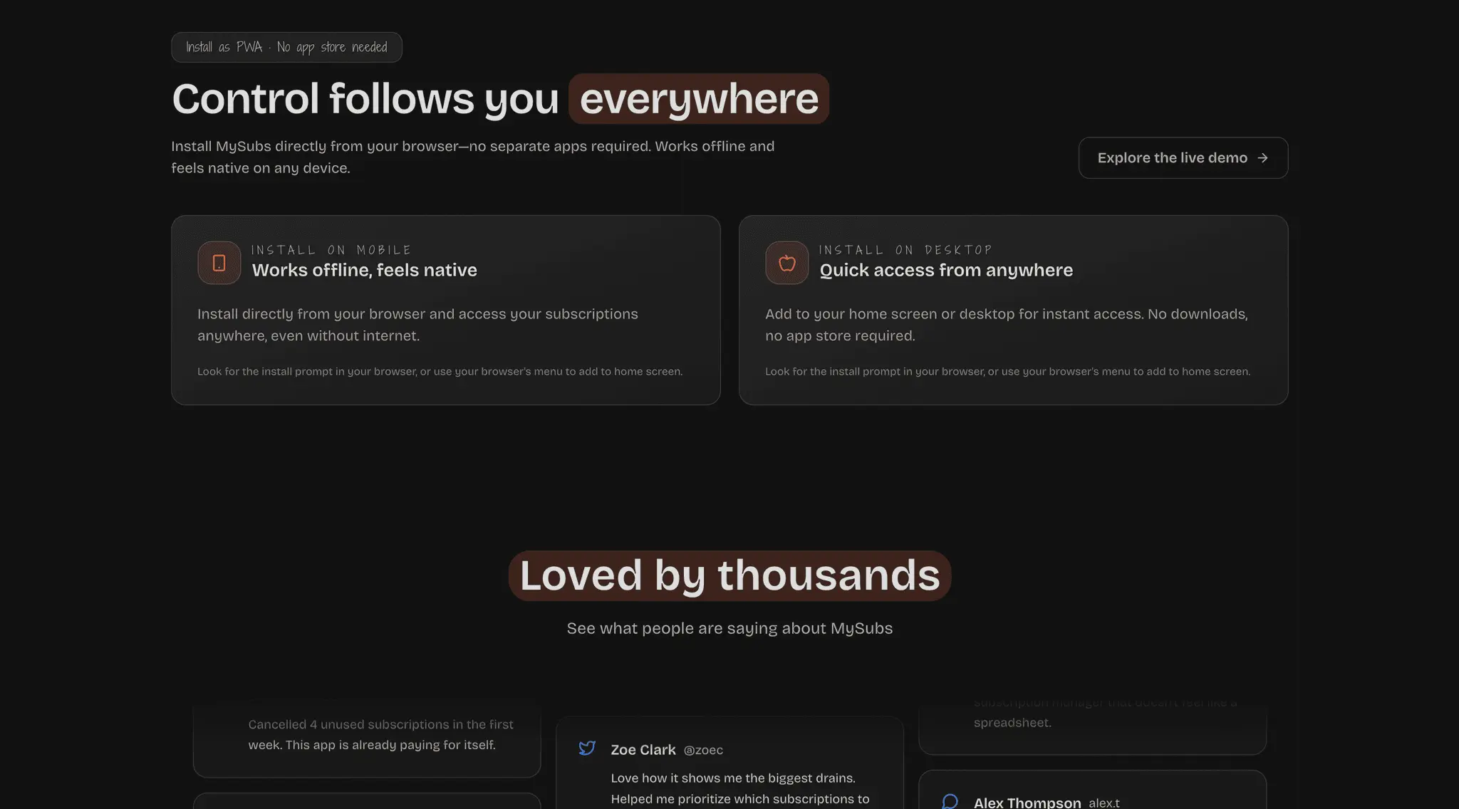 Screenshot 7 of MySubs