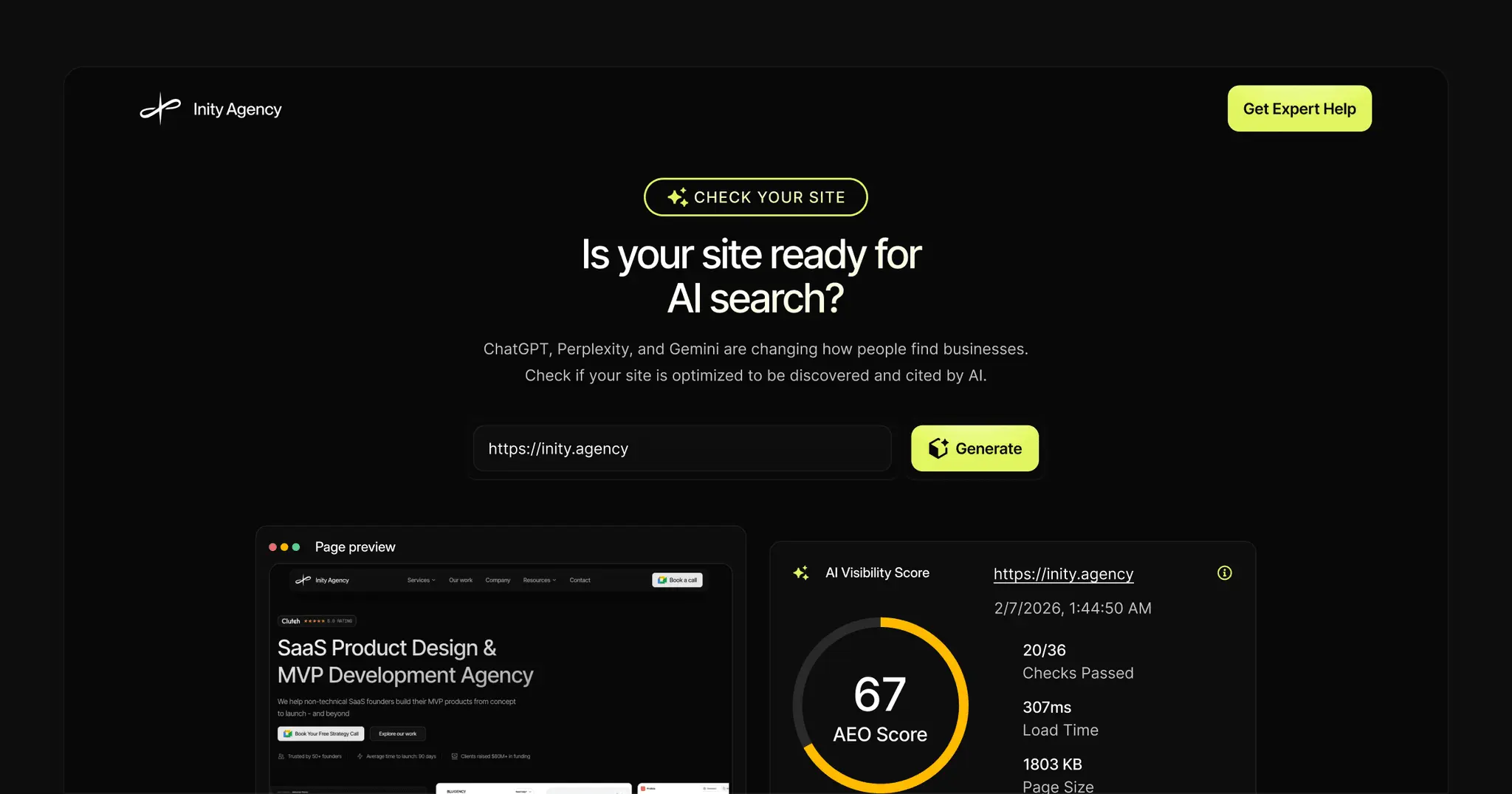 Screenshot 2 of AEO Technical Check