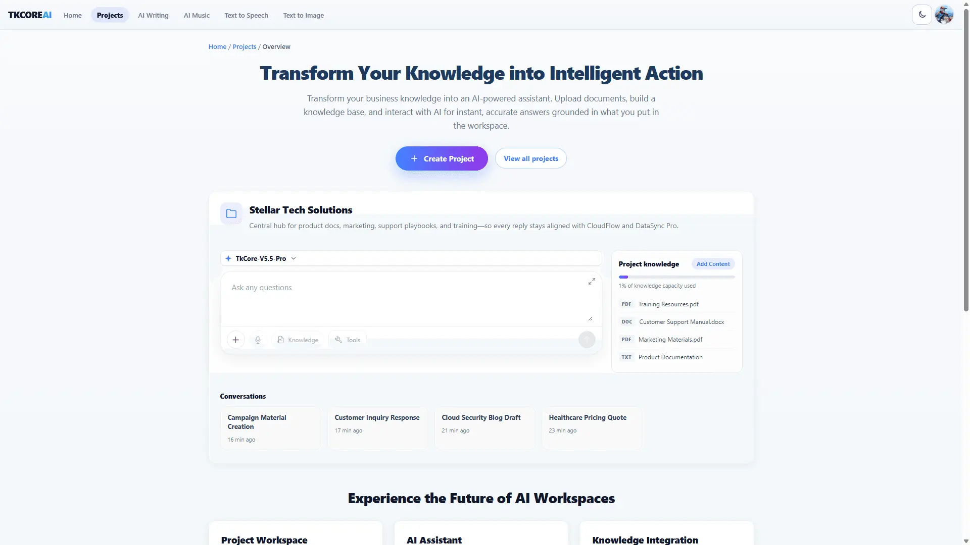 Screenshot 2 of TKCORE AI