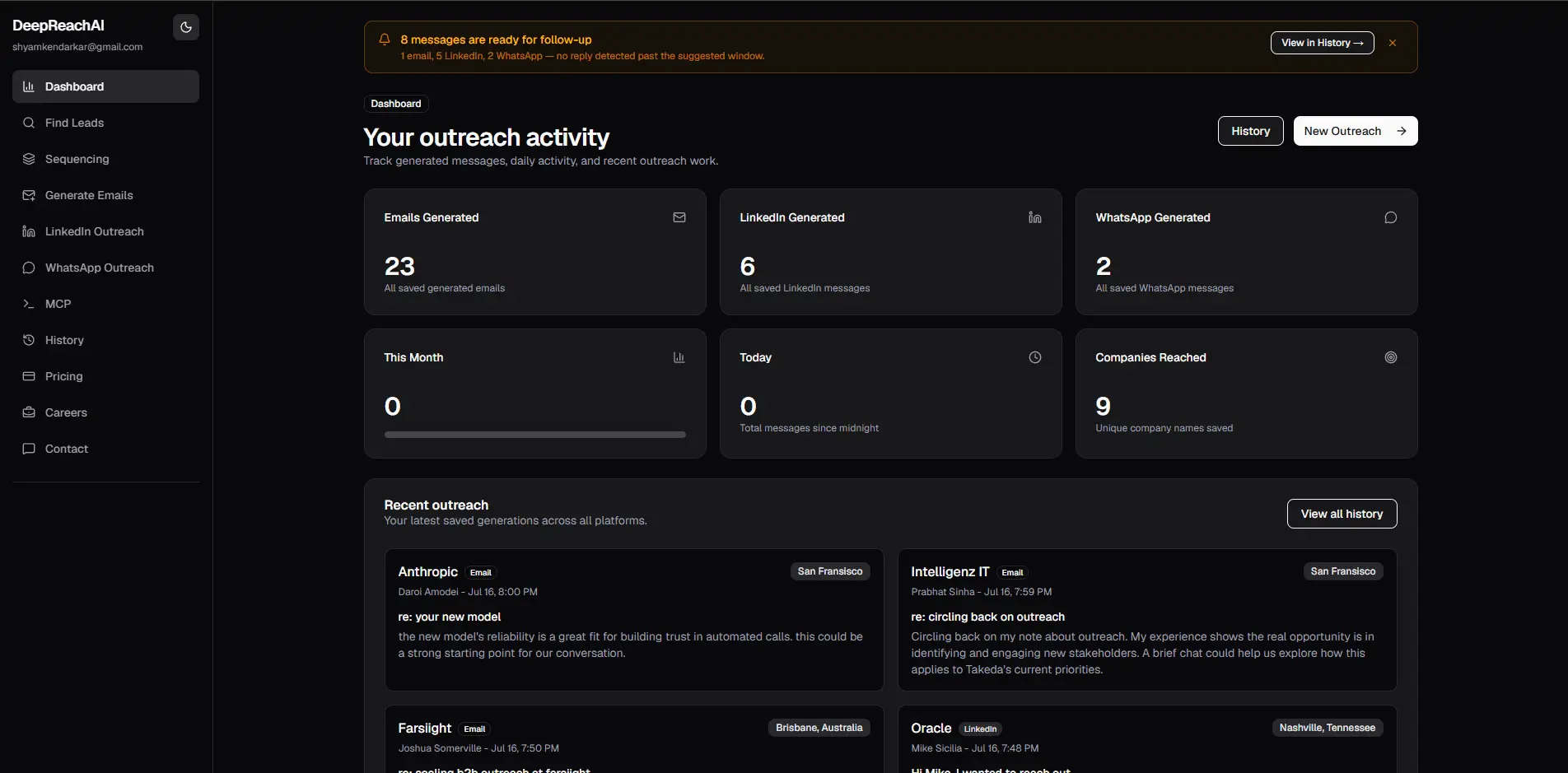 Screenshot 2 of DeepReachAI