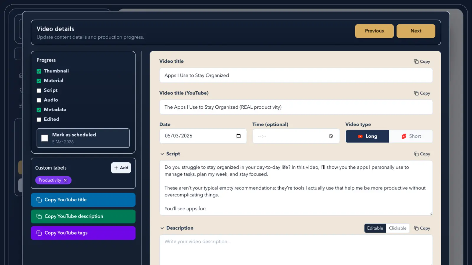 Screenshot 3 of CreatorDesk