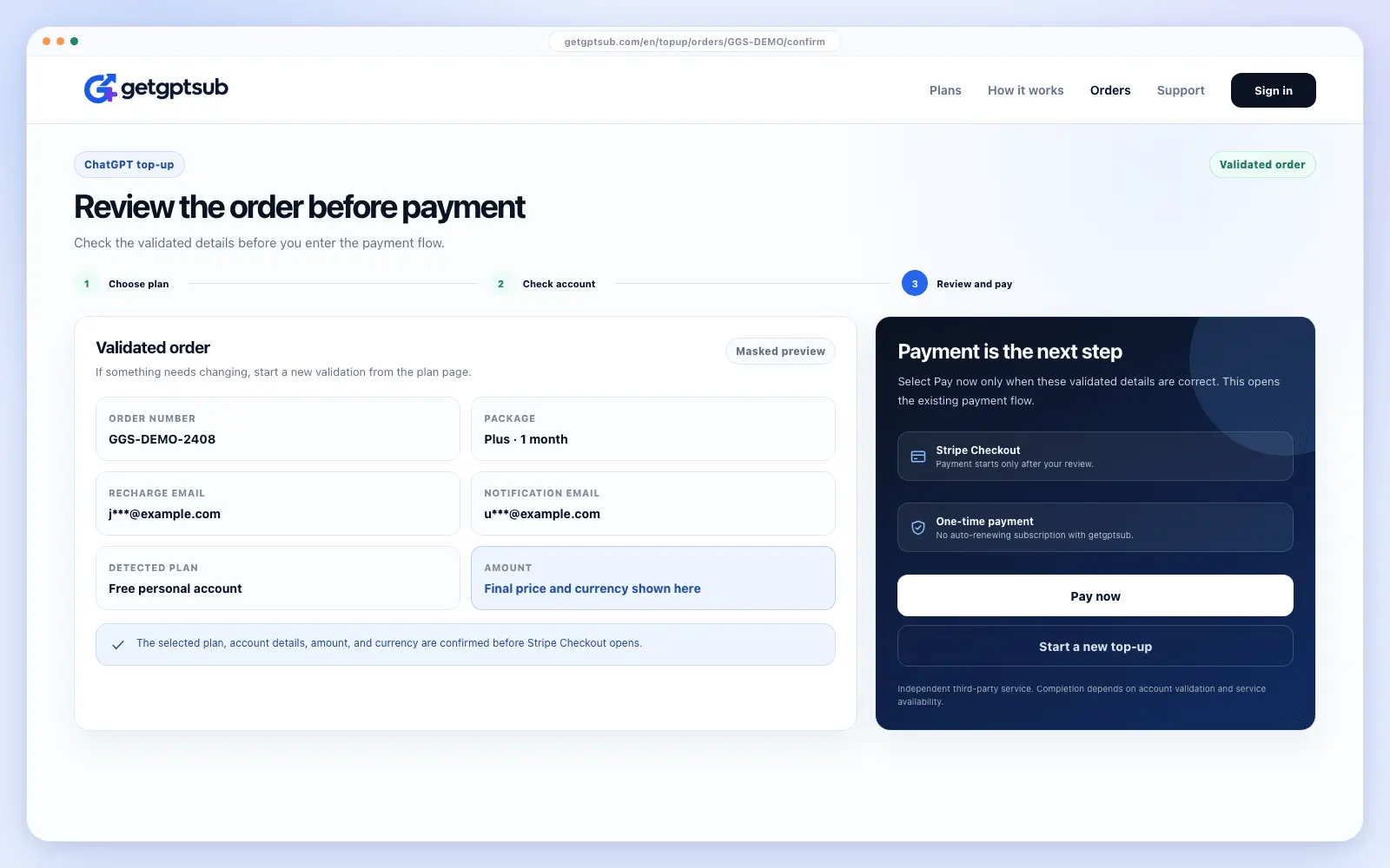 Screenshot 3 of getgptsub