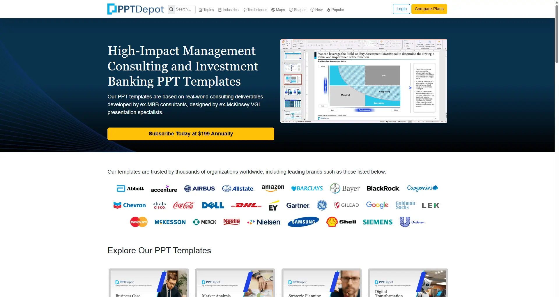 Screenshot 1 of PPT Depot