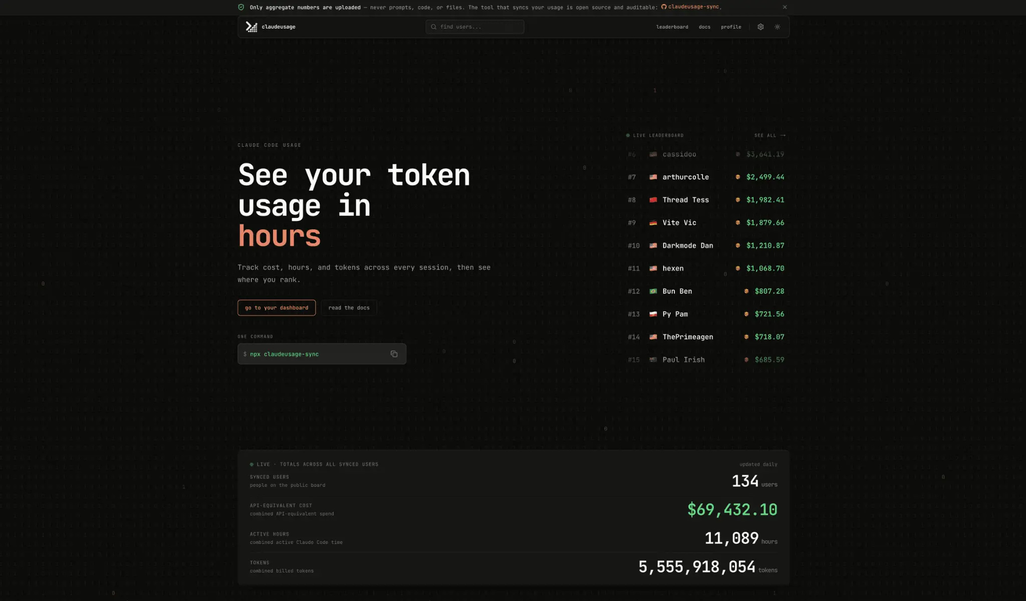 Screenshot 1 of Claude Usage
