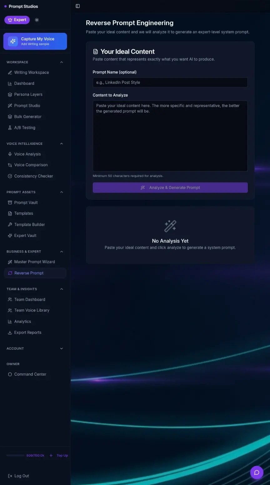 Screenshot 4 of PromptForge
