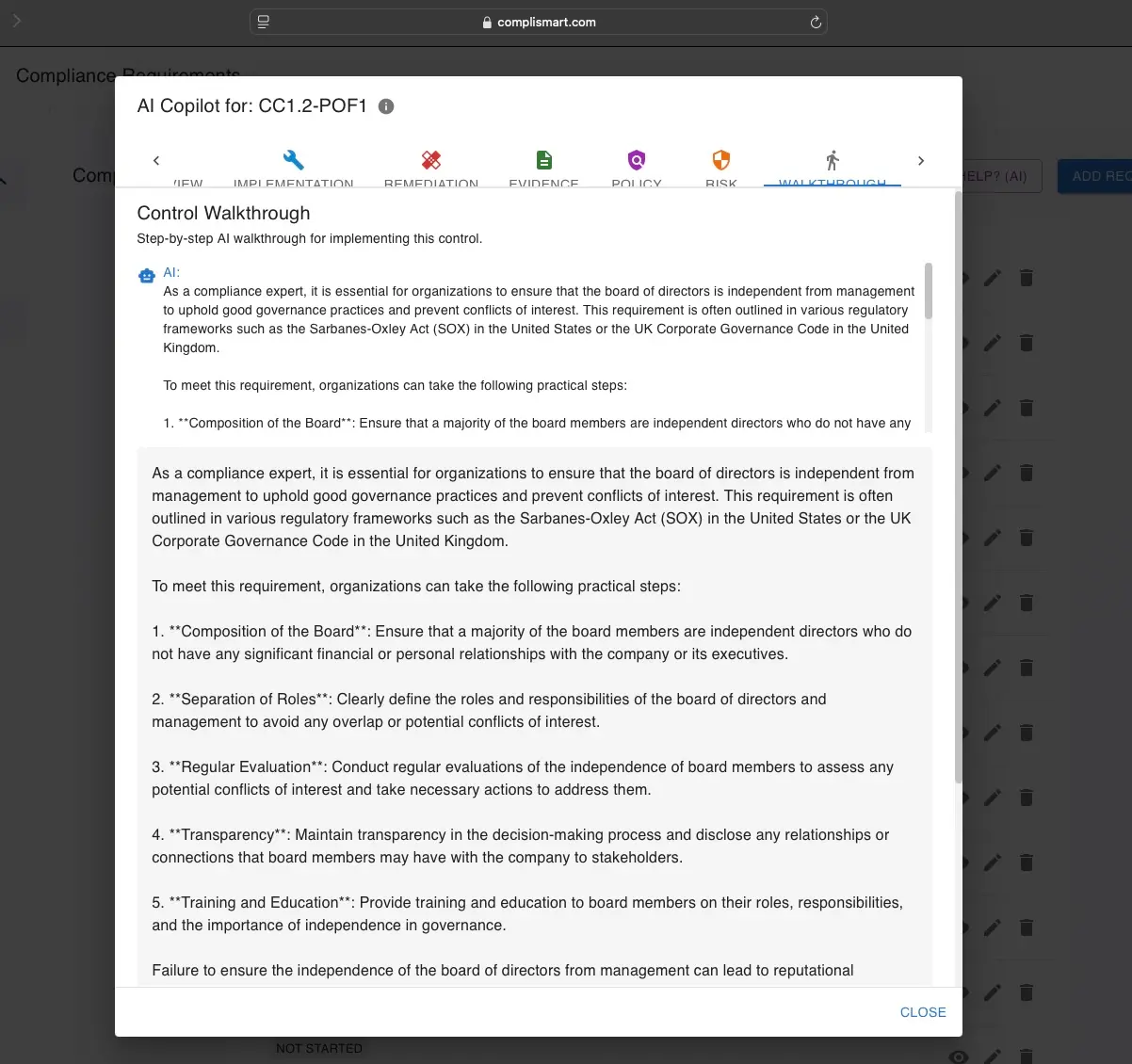 Screenshot 3 of CompliSmart