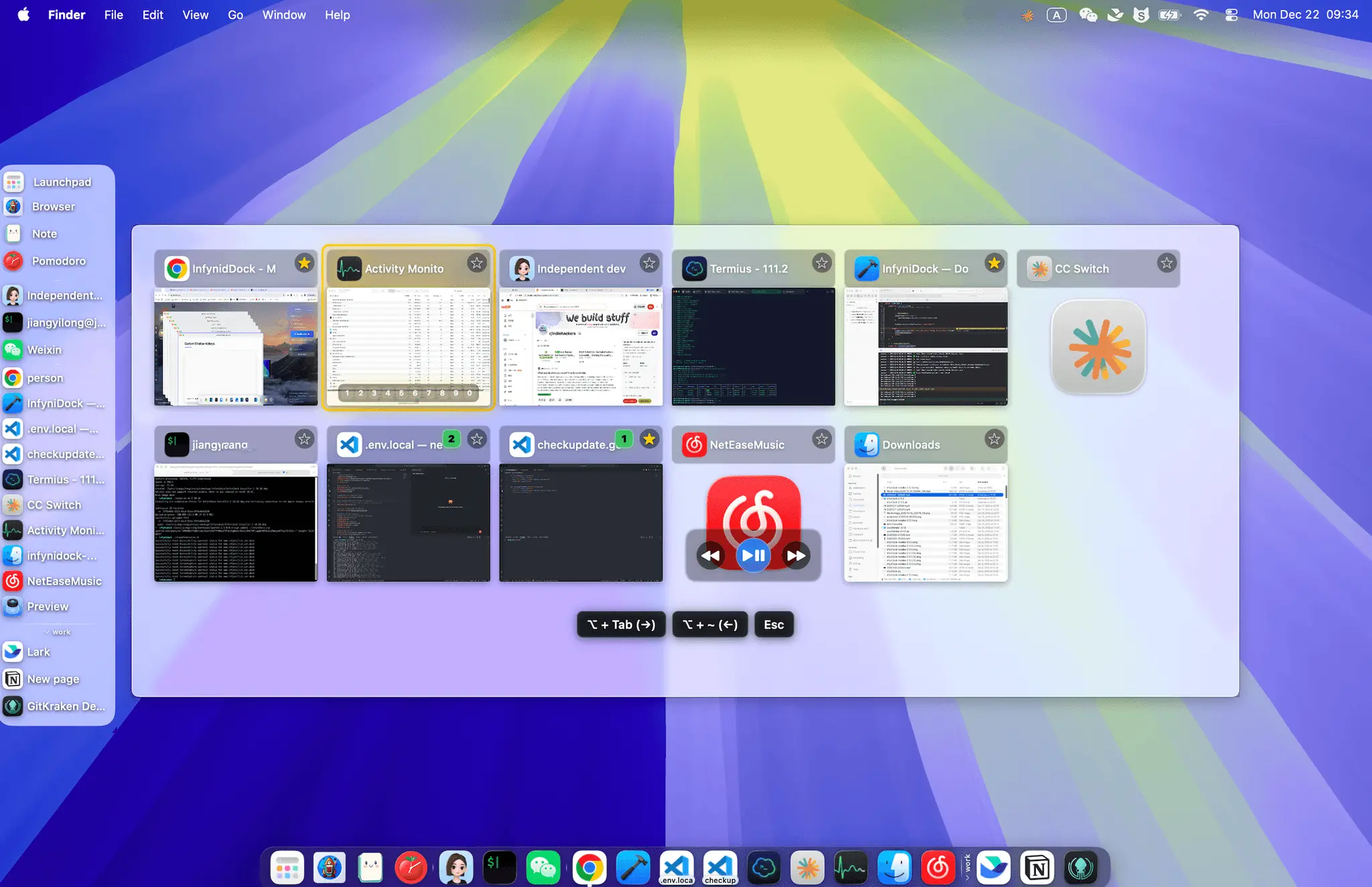 Screenshot 2 of InfynidDock
