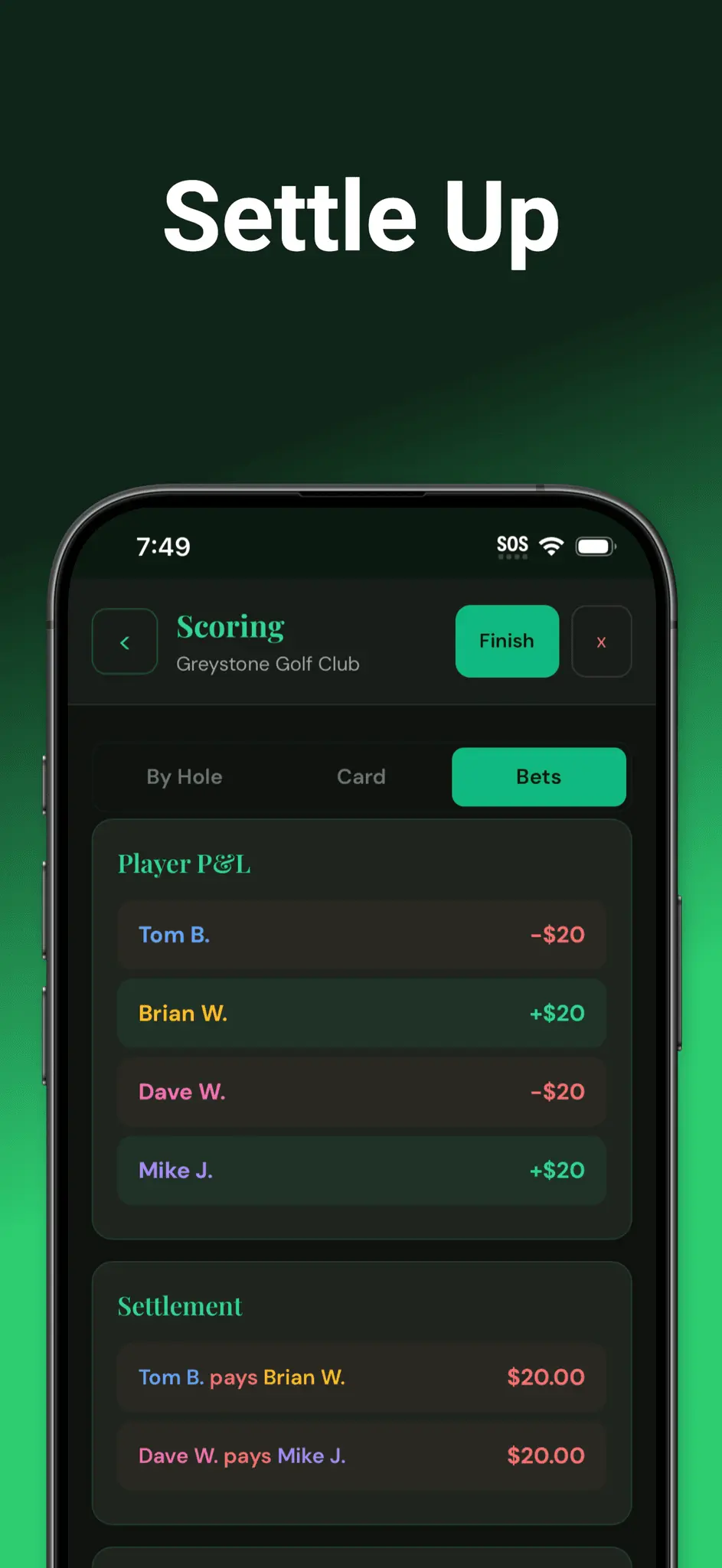 Screenshot 6 of Settle Up Golf