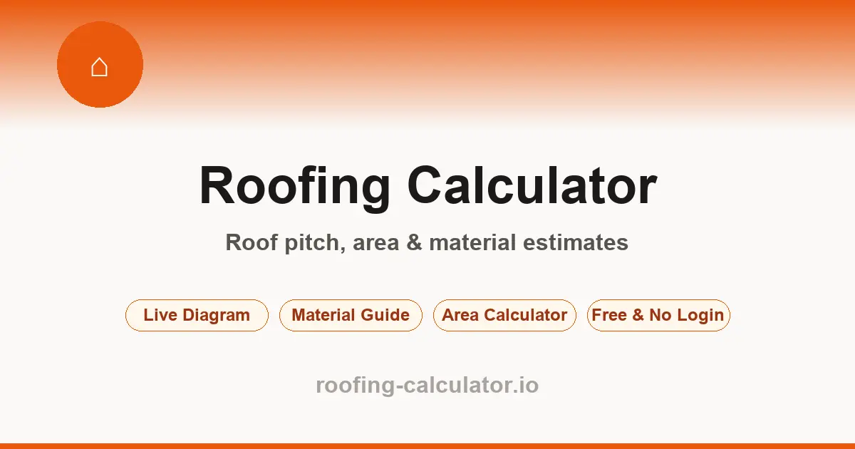Screenshot 1 of Roofing Calculator