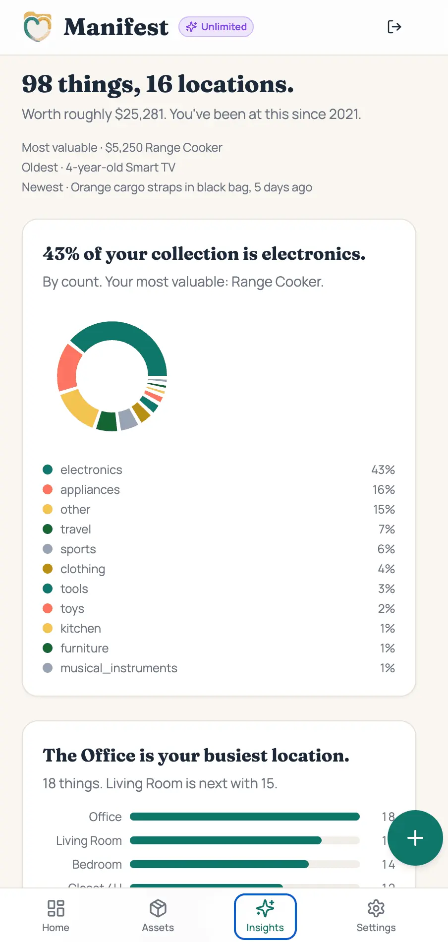Screenshot 5 of Manifest: Home Inventory App