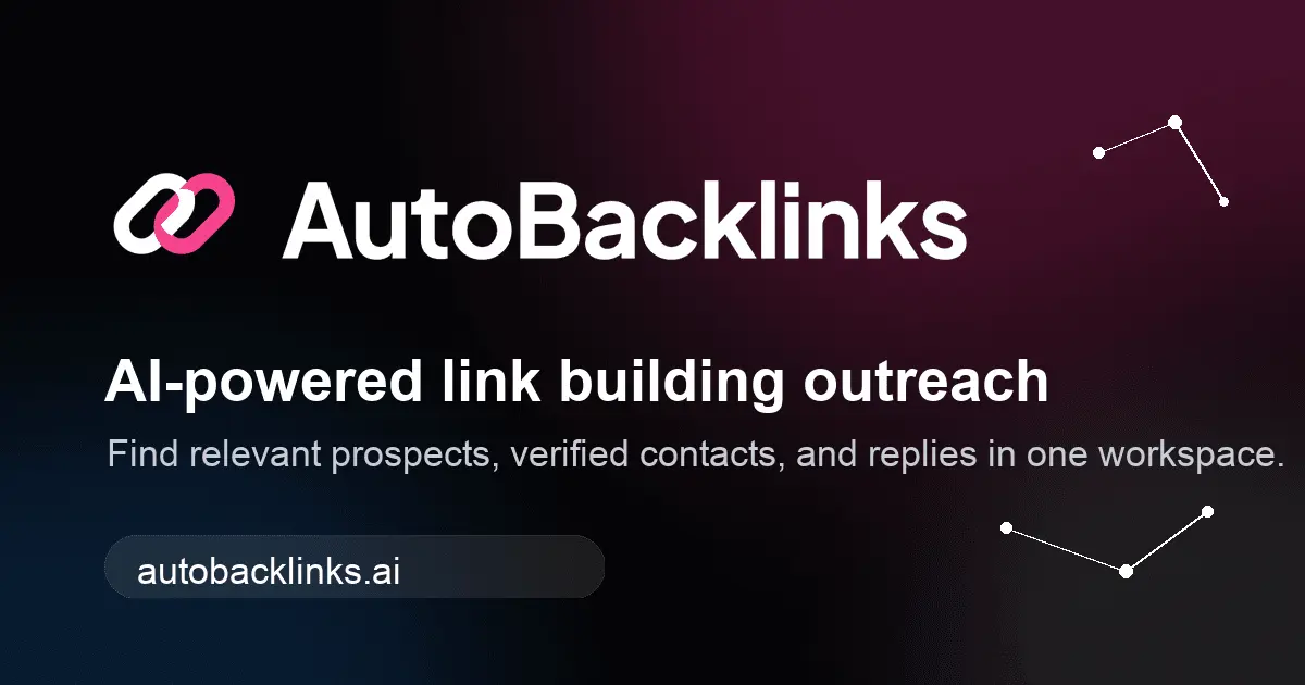Screenshot 1 of AutoBacklinks