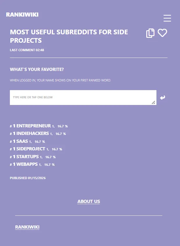 Screenshot 3 of Rankiwiki