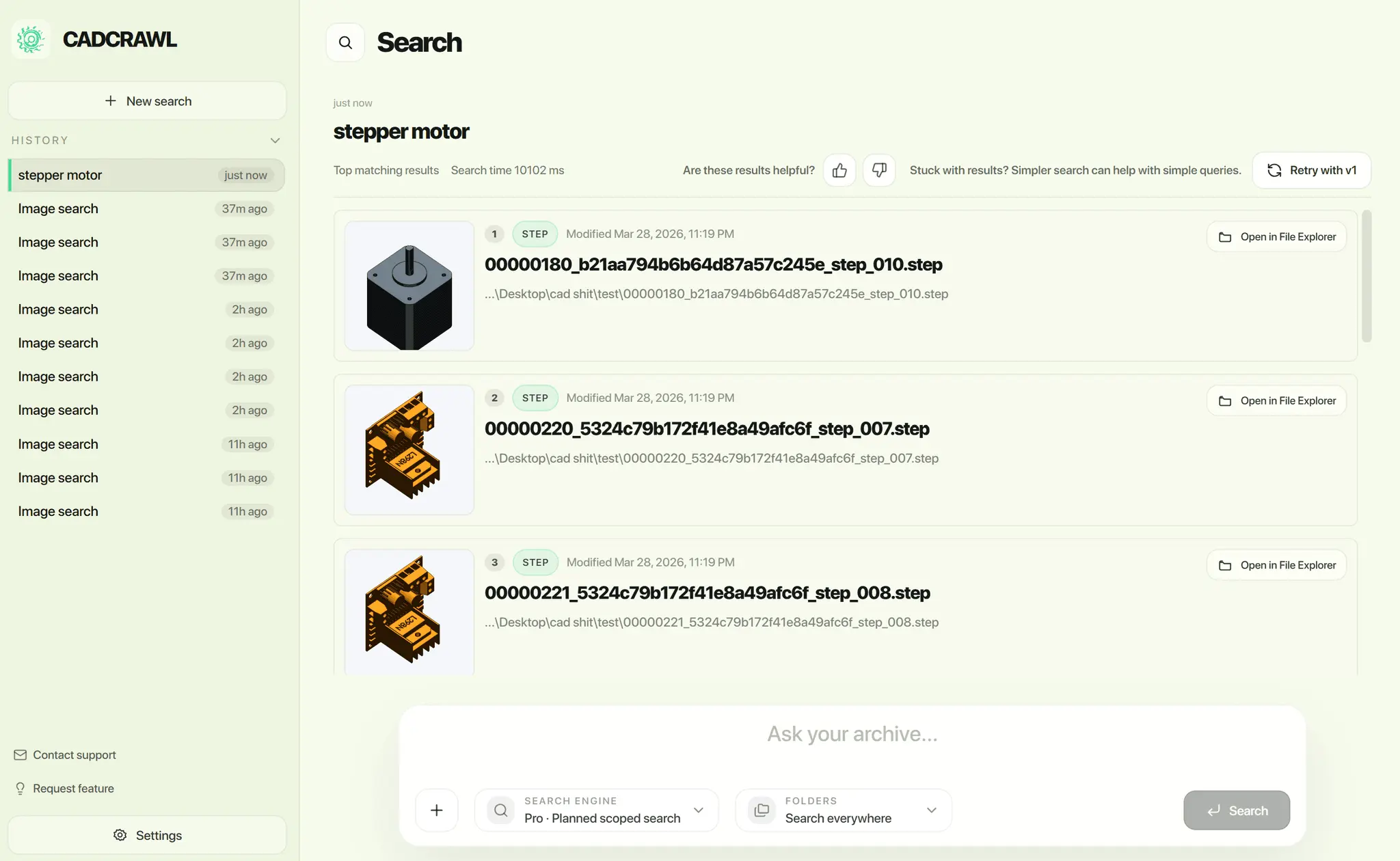 Screenshot 2 of CADCrawl