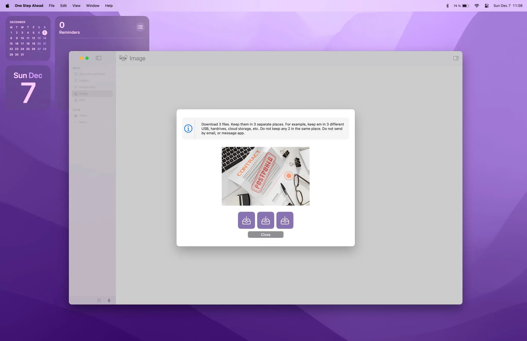Screenshot 6 of One Step Ahead -Offline Security Manager