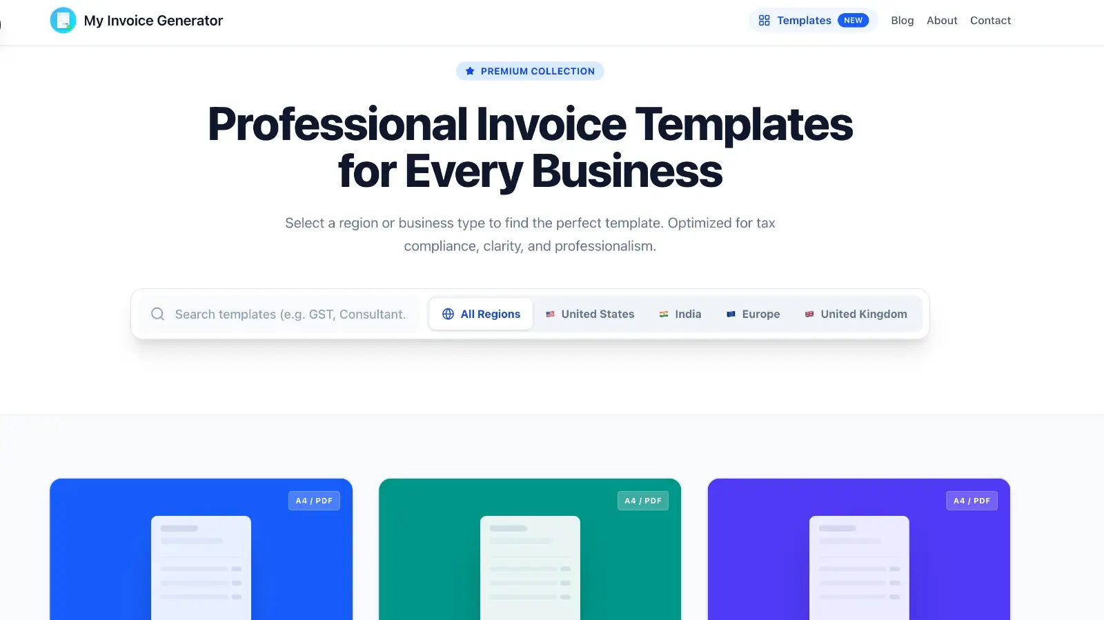 Screenshot 1 of My Invoice Generator