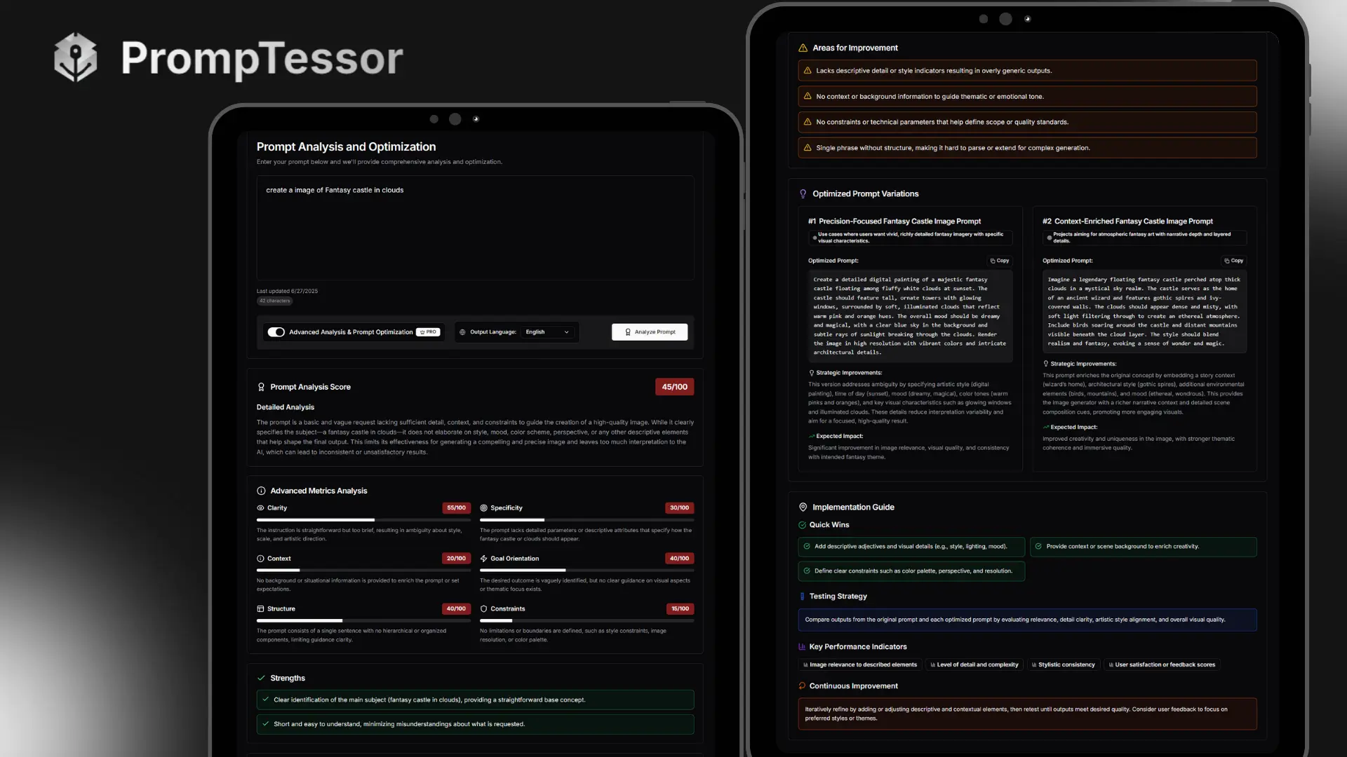 Screenshot 3 of PrompTessor